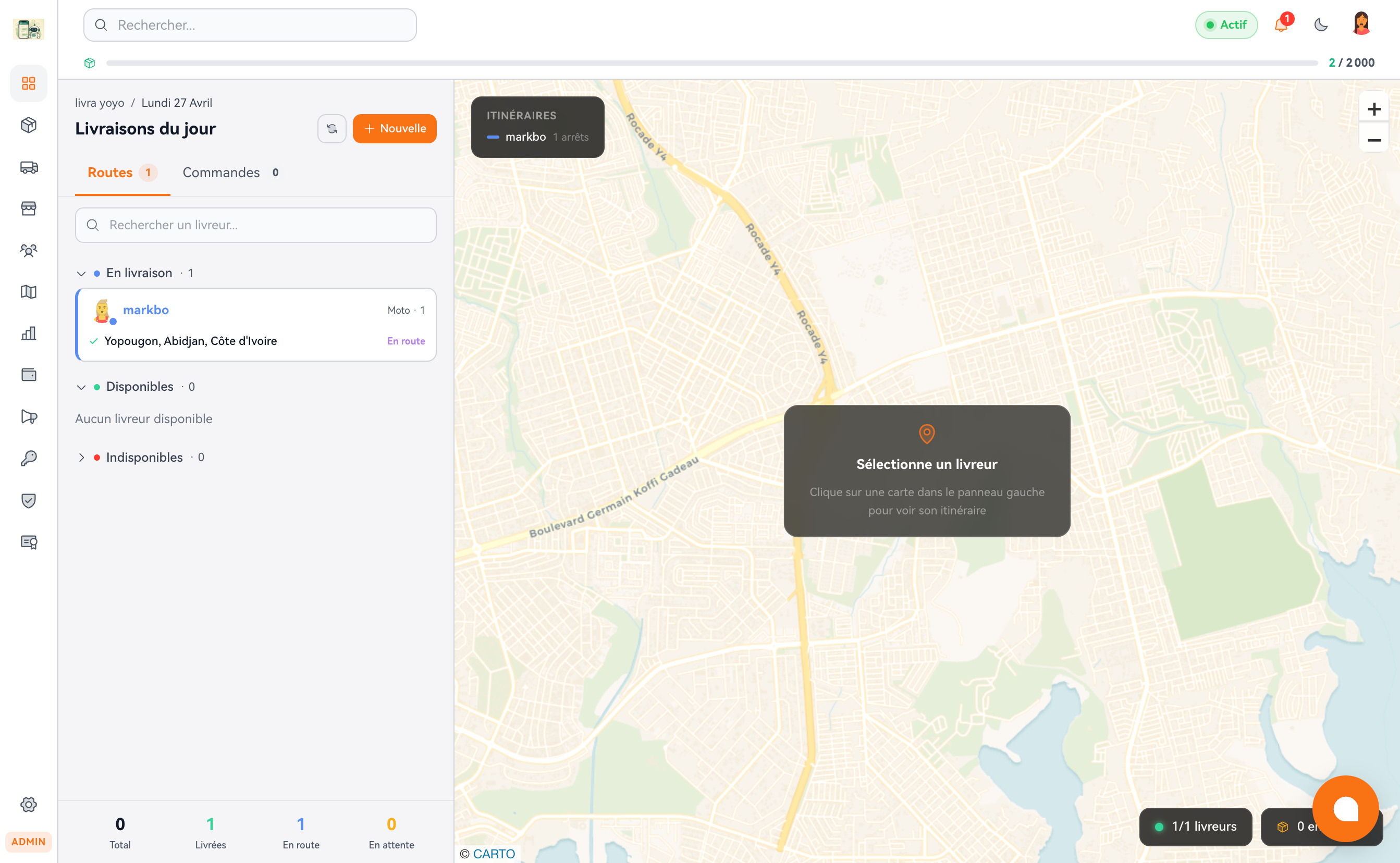 Dashboard Dispatch